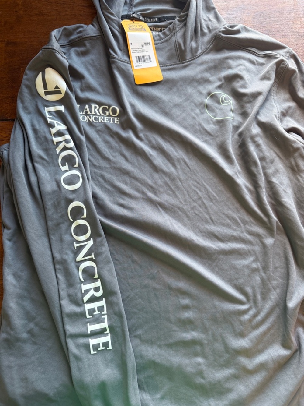 Carhartt Gray Relaxed Fit Hooded force defender